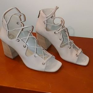 Vince Camuto Nahara Lace-Up Sandals True Suede NIB